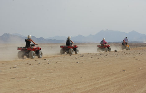 Sunset Quad Safari mit Barbecue bei Hurghada
