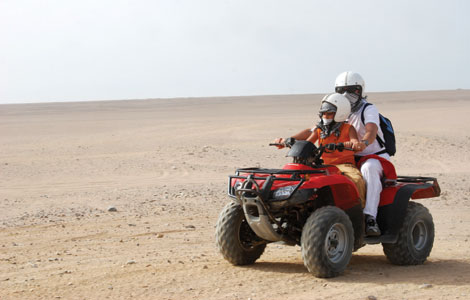 Quad-Safari in der Wüste bei Hurghada